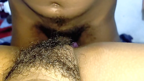 Indian girlfriend takes a shower and has a handjob