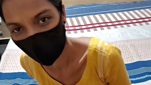 Indian girlfriend with a natural body first time sex
