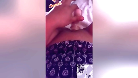 Indian blonde takes off a sexy pink top and a sexy pink skirt