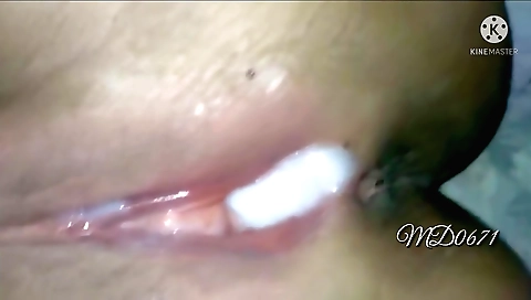 My stepmother cums inside me after a sex at her room