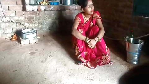 Indian bhabhi dancing in the mud and riding the bike