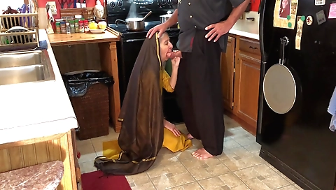 Indian stepmom gets her pussy licked by her brother