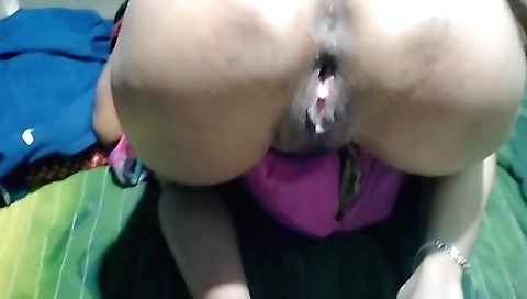 My body gets creampied while doing it in the POV video