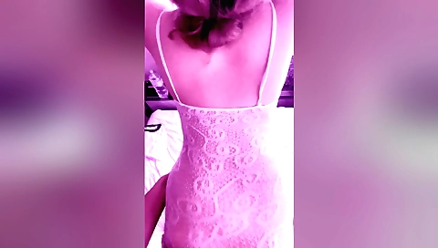 A hot amateur amateur brunette is doing some kinky sex