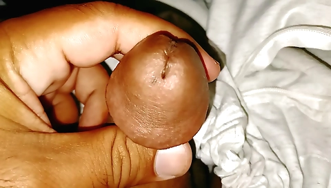 Indian man in his pants gets his dick fucked on the pov camera