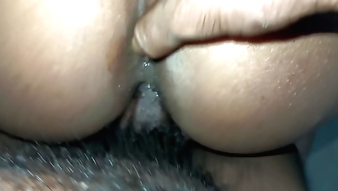 Long hair amateur takes a hot pov shot with her lips
