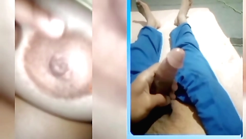 Hot Pakistani guy plays with a pussy for his girlfriend
