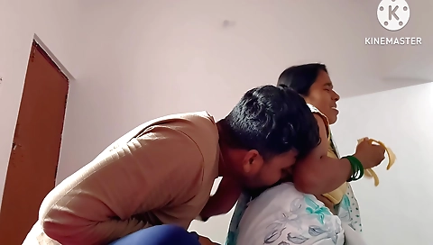 Indian brunette stepdaughter gets shaved and fucked