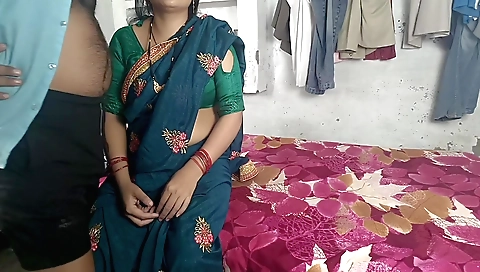 Indian hottie with big tits gets fucked in a closed room