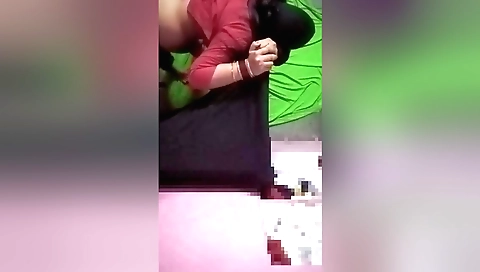 Indian girl has great sex in a bedroom with her buddy
