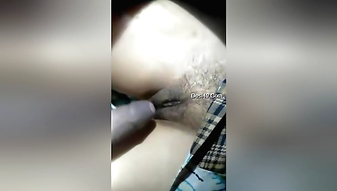 Indian couple in a hairy pussy and a pussy porn vid