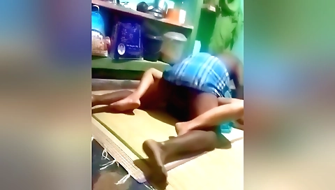 Charming indian chick shows daily routine in webcam video
