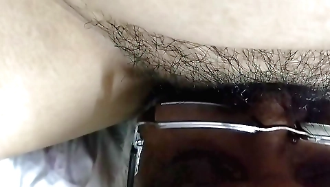 Indian hairy woman gives you a blowjob and a handjob