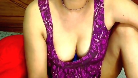 Indian teen in a sexy outfit is having fun in the bathroom