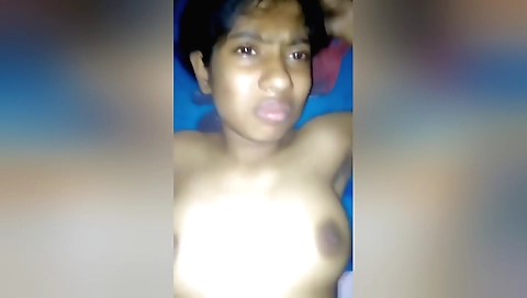Hot brunette 18+ amateur amateur girl in hairy pussy