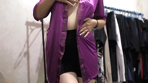 Sexy little girl wearing a sexy lingerie and some stockings
