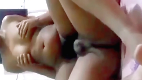 Webcam brunette video with the girl walking in her house