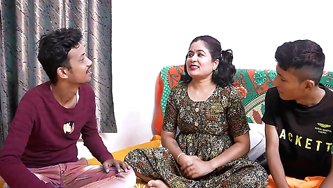 Indian stepsister has her pussy fucked by two horny stepbrothers