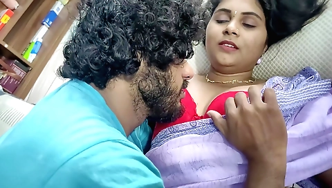 Indian girl enjoys navel licking and licking her ass