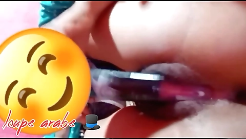 Hairy teen with a nice body is getting fucked on webcams