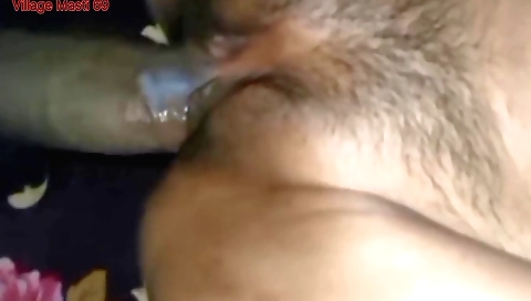 Indian hottie with hairy pussy and ass fucked on the couch