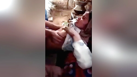 Indian babe takes and fucks his big white cock in the bed