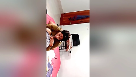 Big tits brunette brunette sex show on web cameras