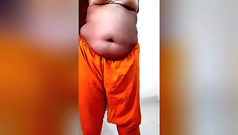 Indian steppmom in bikini fucks the dick with a blowjob