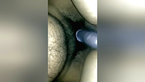 Indian amateur girl gets fucked in her hairy pussy