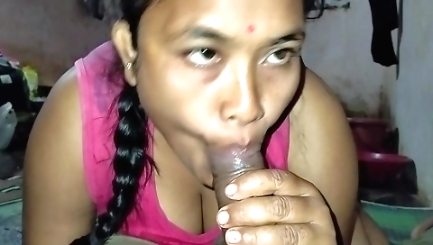 Indian brunette gets fucked by husband and his wife