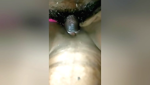 Indian girl with small titties sucks a cock in her pussy