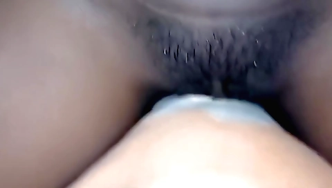 Indian amateur hairy pussy masturbating on the bed