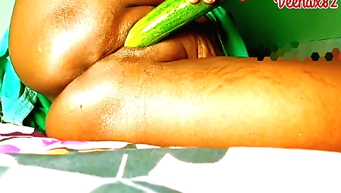 Sexy Indian chick gives a blowjob and sucks a dildo