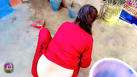 Indian wife enjoys her pussy and gets fucked on the bed