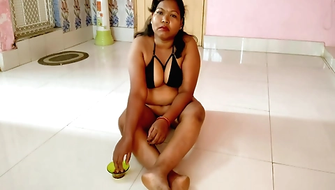 Indian beauties solo shower and take off all clothes