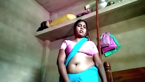 Indian girl naked in a sexy outfit and sexy leather dress
