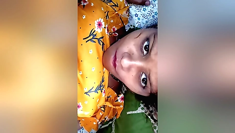 Indian stepbrother's stepsister-inlaw fucked on a toy