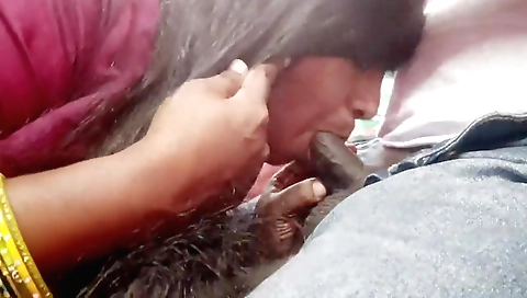 Indian maid with big tits is getting fucked by a guy