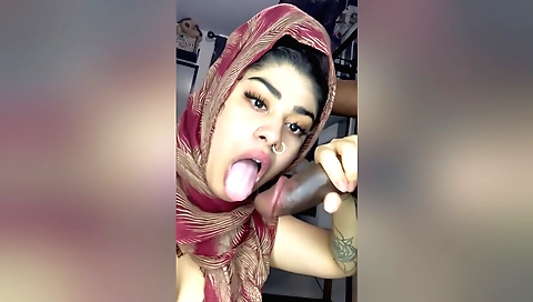 Brunette gets fucked hard and a facial after a great blowjob