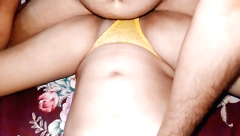 Indian hairy babe has a big natural pussy and a large hairy mound