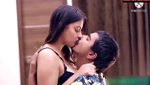 Brunette indian teen with a cute face and natural tits