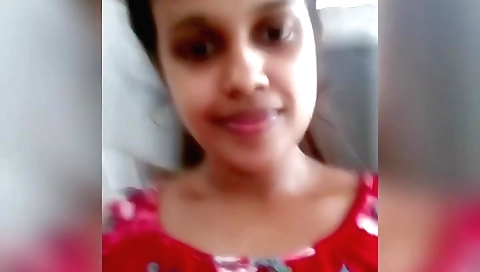 Indian teen with big natural breasts is naked in webcams clip