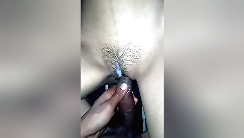 Indian babe hirsute and has her hairy pussy fucked