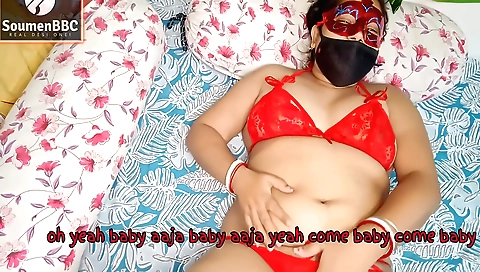 Horny chick with a huge belly giving blowjob to her new toy