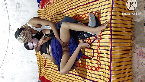 Indian porn show with a hot brunette with big tits
