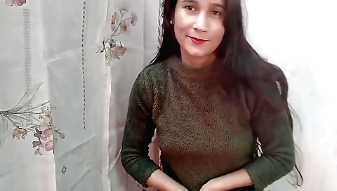 Indian girl wearing a white blouse and a black ponytail in solo
