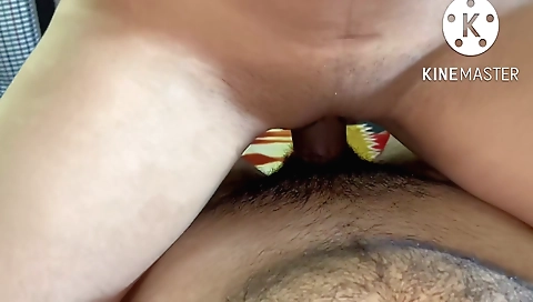 Indian hairy whore gets fucked in a rural village pov