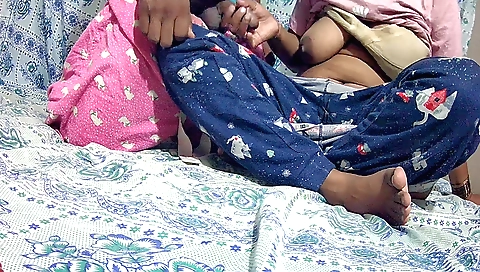 Indian stepmom does some handjob to her stepbrother