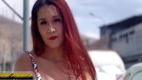 Bollywood taxi driver fucked with a red head in peru