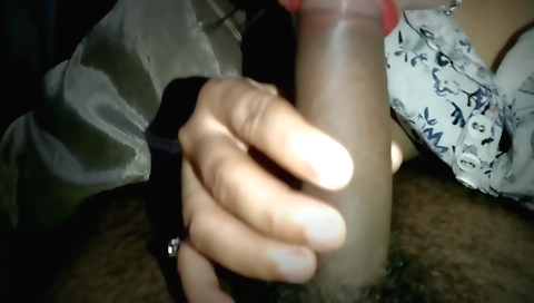 Indian brunette fucks her husband's cock on the couch